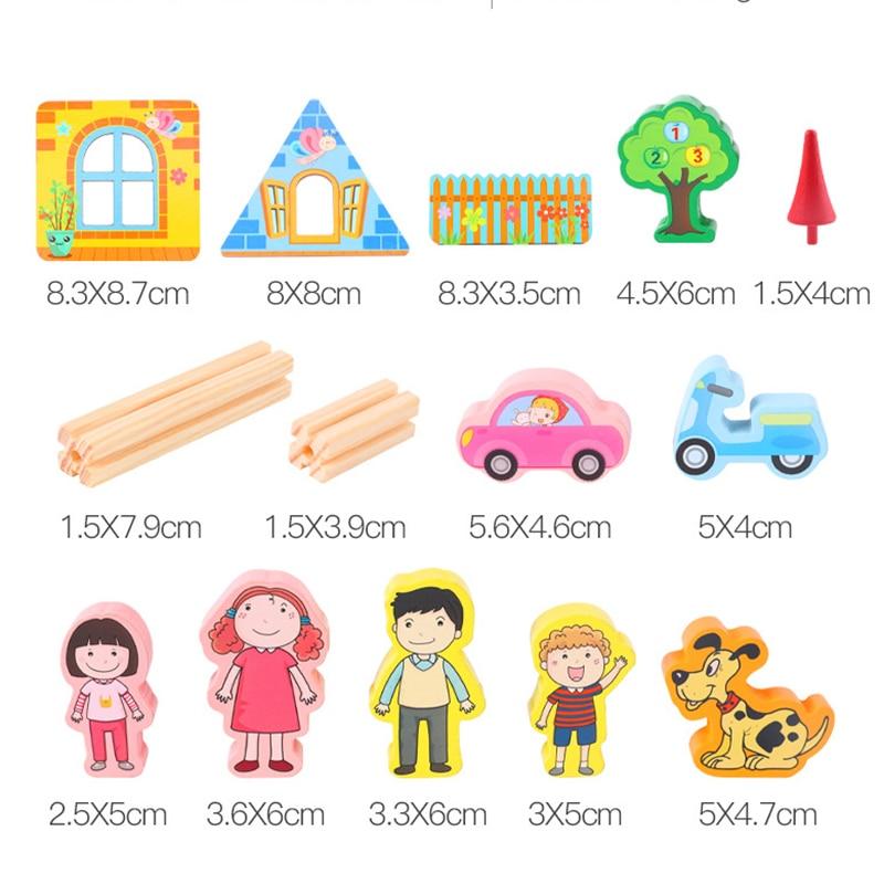 Casa de Boneca Especial de Madeira