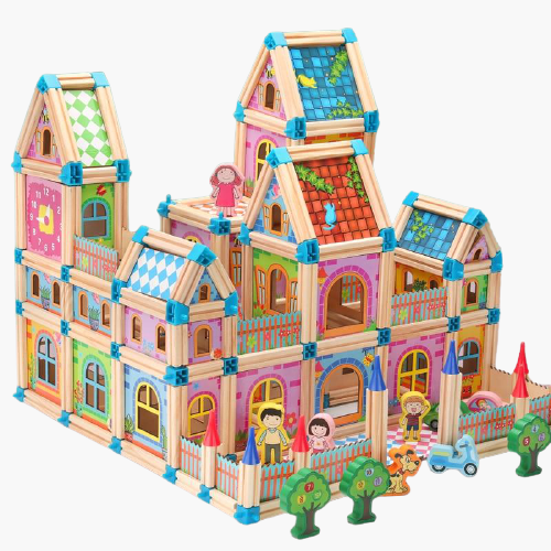 Casa de Boneca Especial de Madeira