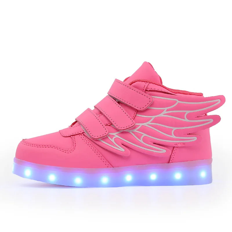 Tênis Infantil Sonic Menina Com Led Recarregável | PisaHappy