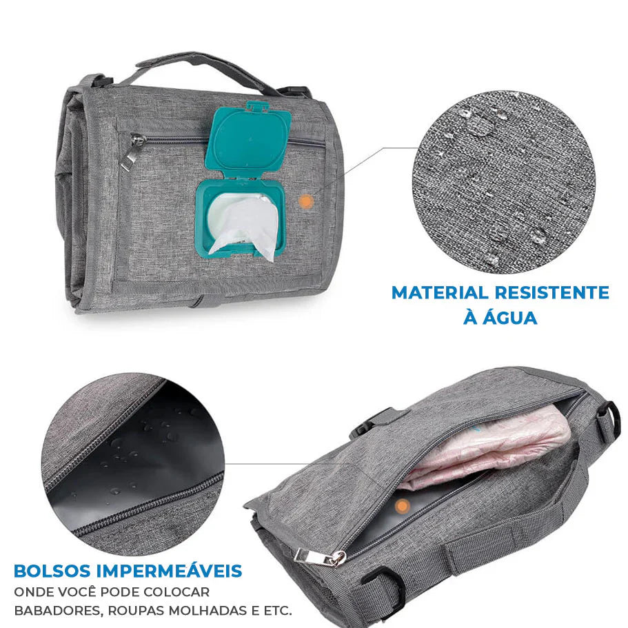 Trocador de Bebê portátil 3 em 1 BabyJoe