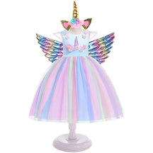 Fantasia Vestido Unicórnio com Acessórios